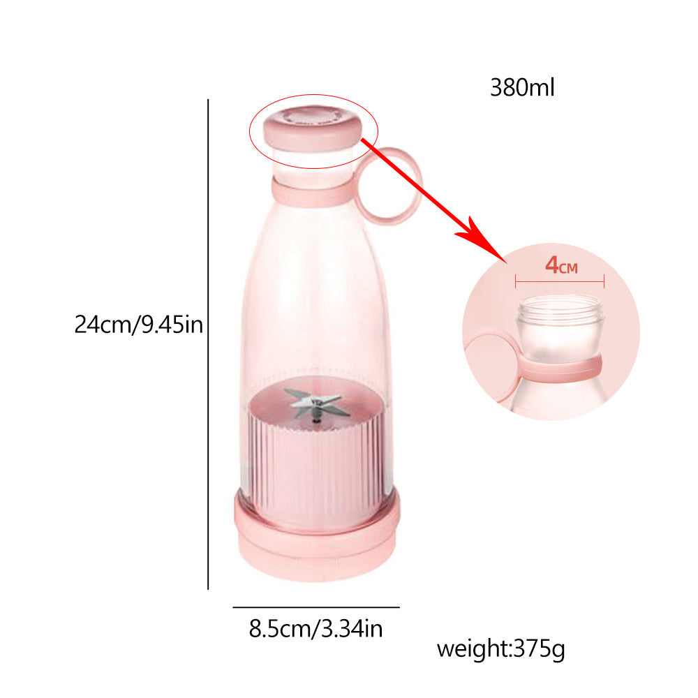 Mini Portable USB Rechargeable Blender 380ml