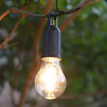 Rechargeable LED Camping Lamp – Portable Hanging Bulb with USB Charging & 3 Lighting Modes