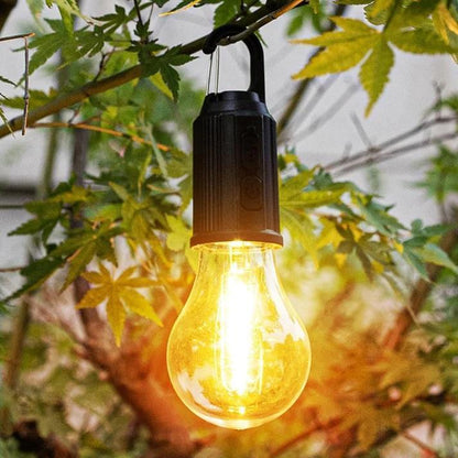 Rechargeable LED Camping Lamp – Portable Hanging Bulb with USB Charging & 3 Lighting Modes